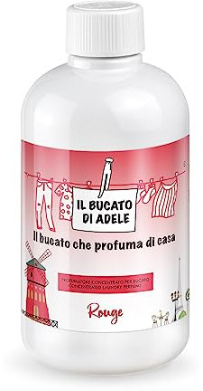 IL BUCATO DI ADELE il bucato che profuma di casa | Profumatore Bucato Lavatrice, Fragranza Rouge, Formato 500 ml