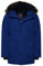 Superdry Herren Everest Parka mit Kapuze und Kunstfellbesatz Halbdunkel Marineblau XL