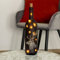 INDA-Exclusiv Große Weihnachtsdeko LED-Deko-Glas-Flasche Rentier Elch Hirsch Flasche Lichterkette warmweiß H37cm