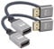 RIIEYOCA Cable trenzado UHD 4K HDMI a HDMI de 90 grados, 0,56 pies, 18 Gbps de alta velocidad 2.0, soporta 4K @ 60 Hz, 1080p, HDCP 2.2, ARC, 3D (2 unidades)