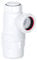 SPARES2GO Siphon de bouteille de 40 mm pour bidet, urinoir, salle de bain, cuisine, évier de 75 mm