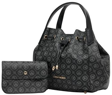 Carlo Colucci Beuteltasche Schwarz OS