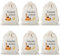 BOFUNX 6 Stücke Geschenksäckchen zum Ramadan Baumwolle Eid Mubarak Geschenke Tüten Geschenkbeutel Ramadan Mubarak Party Geschenke