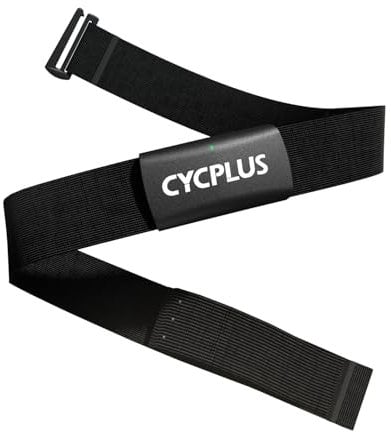 CYCPLUS H2Pro Brustgurt Herzfrequenzmesser, Bluetooth & ANT+ HR-Sensor mit 500h Batterielaufzeit, IPX7 Wasserdicht & Staubdicht, Kompatibel mit Strava/CYCPLUS Fit App