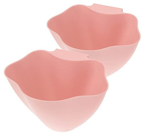 VOSAREA 2pcs Hanging Trash Can for Salon Bin Lid Cart Storage Box Easy to Use Professional Beauty Cart Organiser