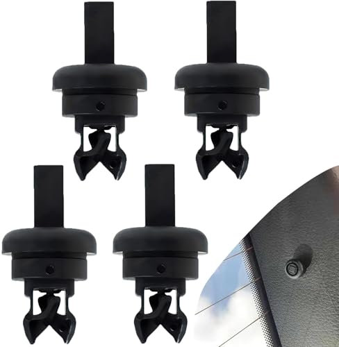 Heckablage Befestigungsclips für Clio/Megane, 7705099001 8200675047, 4 Stück Hutablage hinten Clips Voiture Haken Hutablage kompatibel mit Clio III IV V Megane III IV