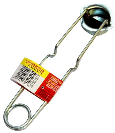 Sicherheitstopfanzünder 32093 für Löt- und Schweißgeräte, Gasanzünder mit auswechselbarem Feuerstein, sicherer Zündvorgang bei Wind, ideal für alle Gasgeräte und Anzündvorgänge.