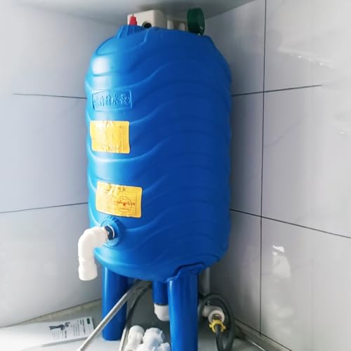 RENLXFI Druckbehälter Druckkessel Wasserdrucktank Mit Druckschalter, 60 100 120 150 200 250 300 L Druckwasserspeicherbehälter, Große Vertikale Temporäre Brunnentanks Aus PE(250L/66Gal)