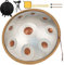 Handpan Drum Instrument 9 Töne 22 Zoll, 440 Hz D-Moll Hand pan Music, Erzeugt einen meditativen Hand Pan, ein anfängerfreundliches Handpan Instrument für Meditation, ASMR und Yoga