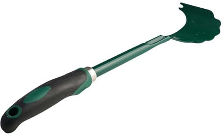 ﻿ Lawn Mower Deck Scraper with Long Handle – Durable Metal & Rubber Grass Cleaning Tool for Lawnmower Maintenance, Easy Storage Design