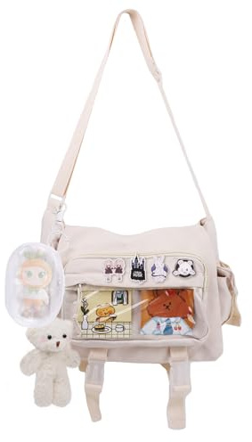 Gaahkai Umhängetasche Ita Bag Kawaii Messenger Itabag mit Blindbox Display Tasche
