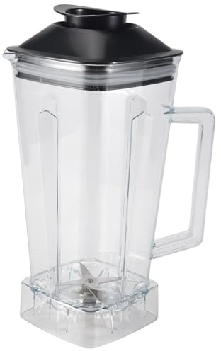 Povxlum Spare Jug for Blender Replacement Part Transparent 2L Capacity Blender Spare Compatible for SILVER Blender