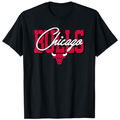 NBA - Chicago Bulls Blockletter-Skript T-Shirt
