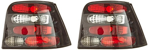 in.pro. 2213396 HD Rückleuchten VW Golf 4, Baujahr: 97-03 4-türig, klar-schwarz