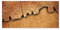 banjado Magnettafel weiß 78 x 37cm / Magnetwand Metall/Magnetpinnwand als Memoboard/Pinnwand Magnettafel Küche, Büro, Kinderzimmer inkl. 4 Magnete & Montageset - Motiv Holz