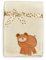 smileBaby superweiche Babydecke besonders kuschelig 100x75cm beige Bär 4 Beine