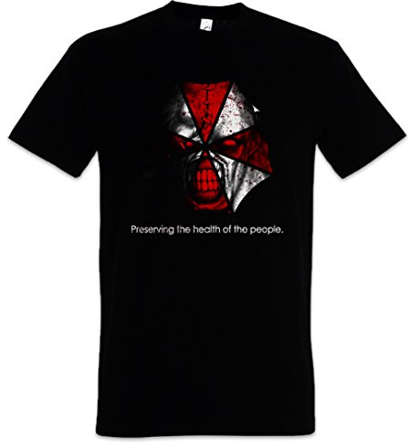 Urban Backwoods Nemesis Umbrella Men T-Shirt Black Size M
