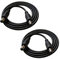 DZYDZR 2 Pezzi 1m DC 12V Cavo di Estensione Nero, 2,1mm x 5,5mm DC Jack Maschio a Maschio Filo di Rame 22AWG per Adattatore di Potenza, LED, Fotocamera CCTV e altro ancora (3,3ft)