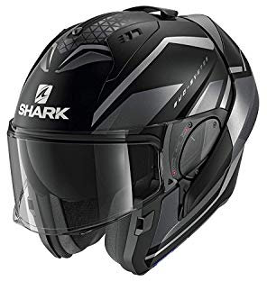 SHARK Herren NC Motorrad Helm, schwarz, XS