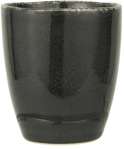 IB Laursen - Becher ohne Henkel, Kaffeebecher - Antique - Black Dunes - Steingut - (DxH) 9 x 8 cm