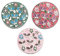3Pcs Fashion Purse Foldable Hook Anti-Slip Portable Folding Handbag Table Hangers Holder Bag Storage Decor Gift for Women Girls