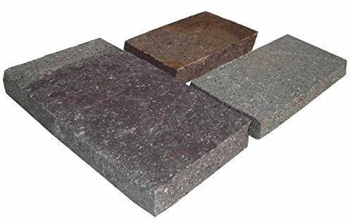 Piastrelle in Porfido - pavimento rivestimento mattonelle pietra giardino (Larghezza 10 cm., mq. 3)