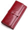 SENDEFN Portefeuille Femme Grand Format, Porte Monnaie Femme Cuir avec Blocage RFID, Portefeuille et Porte-Cartes Grande Capacité et des Compartiments Zippés