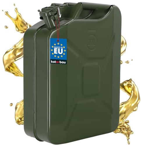 KOTARBAU® Metall Benzinkanister für Kraftstoffe Benzin Aufbewahren von Flüssigkeiten 20L