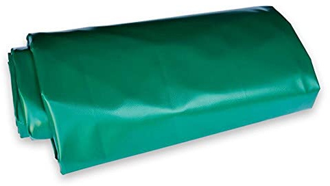 Giardini d'Acqua Telo in PVC Rinforzato Colore Verde mt 4 x 3, atossico ed Adatto a Pesci e Piante