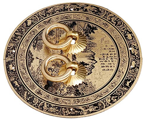 AUNMAS Poignée de Traction en Laiton de Style Vintage, Poignée de Tiroir à Motif D'originalité de 11 Cm Poignée en Laiton de Meubles Antiques Chinois pour la Maison