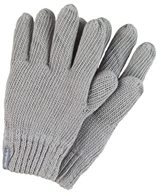 Sterntaler Baby Unisex Fingerhandschuhe Kinder Strick-Fingerhandschuh Handschuh meliert - Fingerhandschuhe - gefüttert mit Fleece - hellgrau, 5