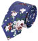 HOULIFE Herren Blumen Krawatten - Dünne Herrenkrawatte, Skinny Herren Krawatte Schmale Krawatte 6cm, Baumwoll Krawatten für den Täglichen Gebrauch In der Hochzeit, Party (Violett, 1Stk)