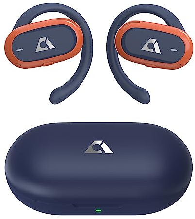 Ankbit E35 Open Ear Kopfhörer, Bluetooth 5.3 Kabellose Ohrhörer mit 2-Dynamischen 16,5mm Audiotreibern, bis zu 16 Std. Akku, 60 Stunden Spielzeit