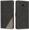 Radoo Kompatibel mit Samsung Galaxy J730 / J7 2017 Hülle, PU Leder Handyhülle [Stand Feature] [Kartenfachr] Schutzhülle Klappbar Flip Case Cover für Samsung Galaxy J730 / J7 2017 (Schwarz)