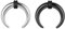 ZS 2 Stück Pincher Tapers Septumringe, 2G 4G 6G 8G 10G 14G 16G Buffalo Horseshoe Stretcher Expander Piercing Nasen Ohr Messgeräten Für Damen Herren (12g, 11mm)