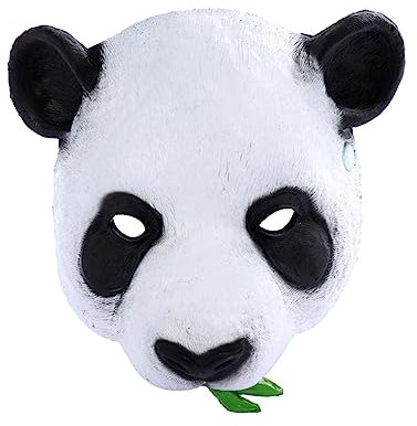 SKISUNO Riesenpanda-maske Für Halloween Karnevalsparty Gesichtsmaske Aus Pu Bühnen-requisite