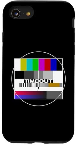 Custodia per iPhone SE (2020) / 7 / 8 TV Time Out - immagine di prova analogica TV