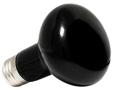 Schwarzlichtlampe für Reptilienterrarien, 50 W, tropische Nachttemperatur, reproduktive Stimulation, kein UV-Licht
