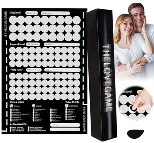 VEQENIFY Love Game Poster 100 Date Night Game Love Game Poster Love Game Date Poster Rubbelposter Paare Date Night Poster Paar Date Night Game Date Ideen für Paare Boyfriend Gift Pärchen Geschenke