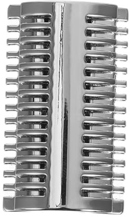 Healvian Zinklegierungs Rasierhobelkopf Für Herren Nassrasierer Mit Offenem Kamm Metall Ersatzkopf Für Präzises Manuelles Rasieren