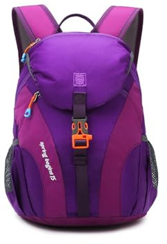 PORRASSO Zaino da Trekking 25L Leggero Impermeabile Zaino Hiking Backpack per Donna Uomo Ciclismo Arrampicata Sport Viola