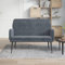 ShGaxin Sitzbank, Flur Möbel, Sitzbank Esszimmer, Bettbank, Flur Deko, Sitzhocker, Truhenbank, Truhenbank, Schlafzimmer Möbel, Dunkelgrau 108x79x79 cm Samt