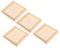 RORPOIR 5sets Tray Puzzle Storage Jigsaw Puzzle Boards Portable Puzzle Mat Jigsaw Puzzles Puzzle Table Puzzle Rack Puzzle Keeper Construction Puzzles Puzzle Supply Wooden Beige 4pcs*5