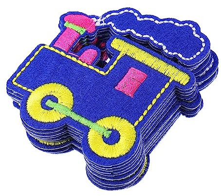 SEWACC 10 Stück Patch Handnähmaschinen Stoffaufkleber Nähprodukte Stickmaschine Für Zu Hause Flicken Für Jacken Aufnäher Nähen Nähset Für Erwachsene Nähzubehör Nähgarn Stickerei Colorful
