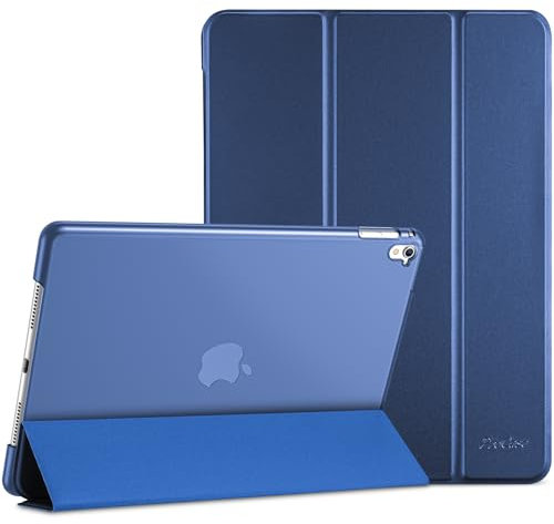ProCase Coque pour iPad Pro 9.7, 1è Génération 2016, Modèles : A1673/A1674/A1675, Housse Étui de Protection avec Support Fonction et Veille/Réveil Automatique pour iPad Pro 9.7 Pouces -Bleu Foncé