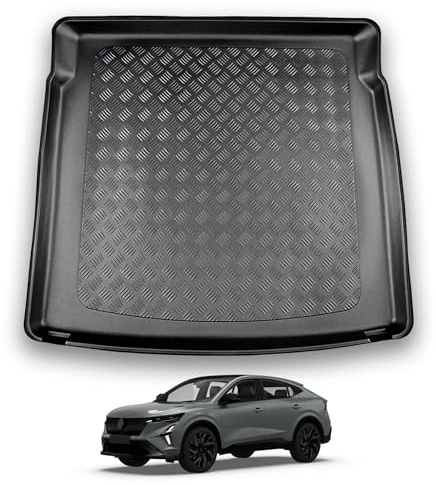 NOMAD Boot Liner Mat for Renault Rafale E-Tech 2024+ | Tailored PE Car Boot Protector Tray, Waterproof Raised Edge Trunk Mat, Easy Clean Cargo Floor Liner