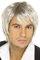 Smiffys Boy Band Wig, Blonde & Brown Short Style, Icons & Idols Fancy Dress, Adult Dress Up Wigs