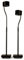 Cambridge Audio CA600P Minx Speaker Stands (CA600P Black)