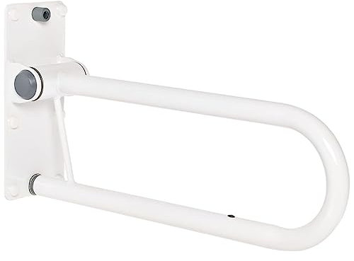 RIDDER Assistent A0130101 WC Aufstehbügel, Haltegriffe, klappbar, ca. 55,5 cm, weiß