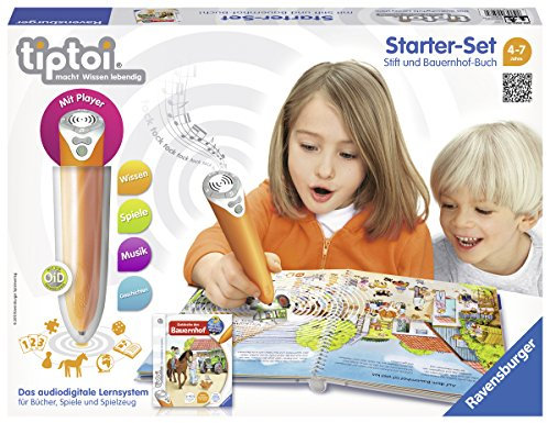 Ravensburger 00507 Lernspiel tiptoi StarterSet mit Stift und Buch